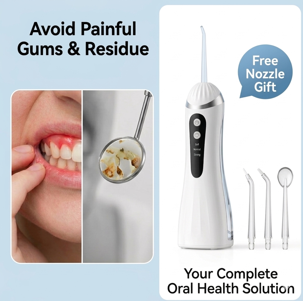 HydraPulse Oral Irrigator Advanced Multi-Mode Cleaning